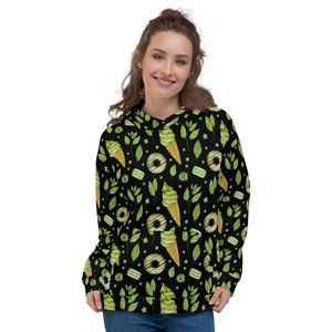 Matcha Donut Ice Cream Sweatshirt Hoodie